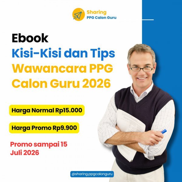 Ebook Kisi-Kisi dan Tips Wawancara PPG Calon Guru 2026